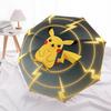 1pc Pikachu Electric Energy Umbrella with Plastic Handle,Suitable for All Seasons Home Travel Outdoor UmbrellaM1092