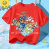 Summer Kids Korean Clothes Baby Casual Tees Cute Birthdays Gifts Paw Patrols Girl Boys T Shirt Cartoon Skye Short Sleeve Tops