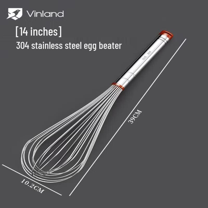 304 Stainless Steel Manual Handheld Egg Whisk