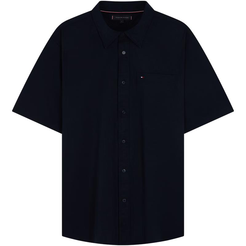 

Tommy Hilfiger Men s Quick-Dry Mesh Short Sleeve Shirt M