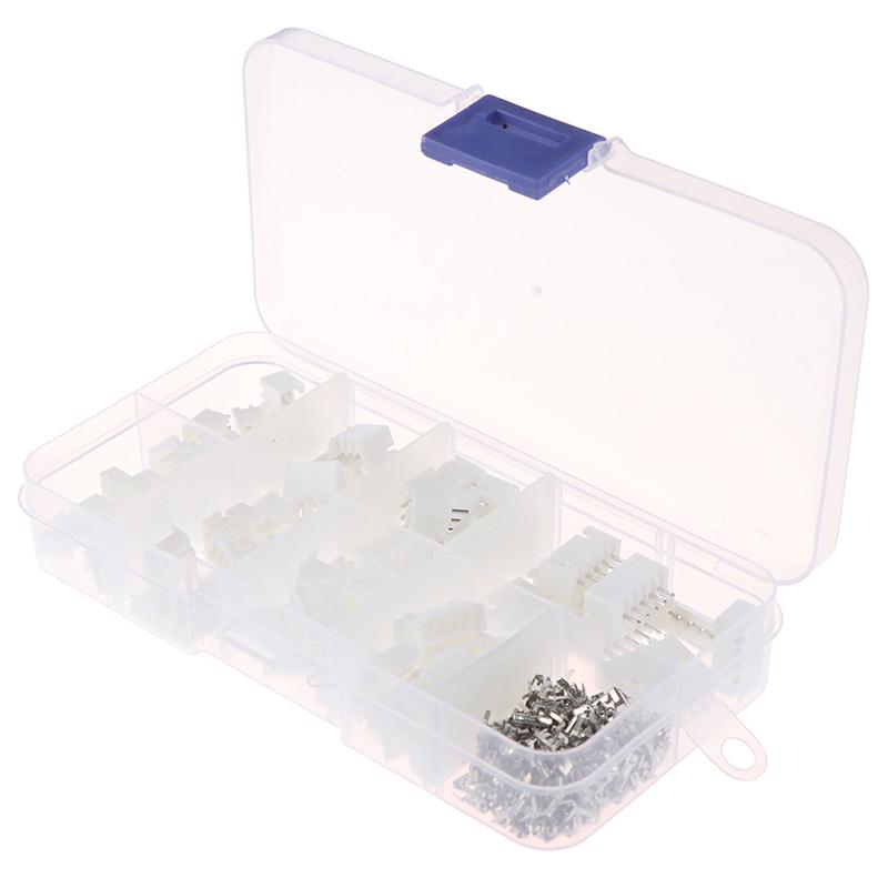 1Box Jst-Xh Kit 2/3/4/5Pin Xh2.54Mm Terminal Housing Pcb Header Wire Connectors