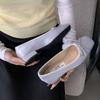 Mode Damen Flache Damenschuhe Slipper Pantoletten Seide Mode Schmetterlingsknoten Schuhe Ballerinas Mit Schuhen Für Frauen Sommer Frühling