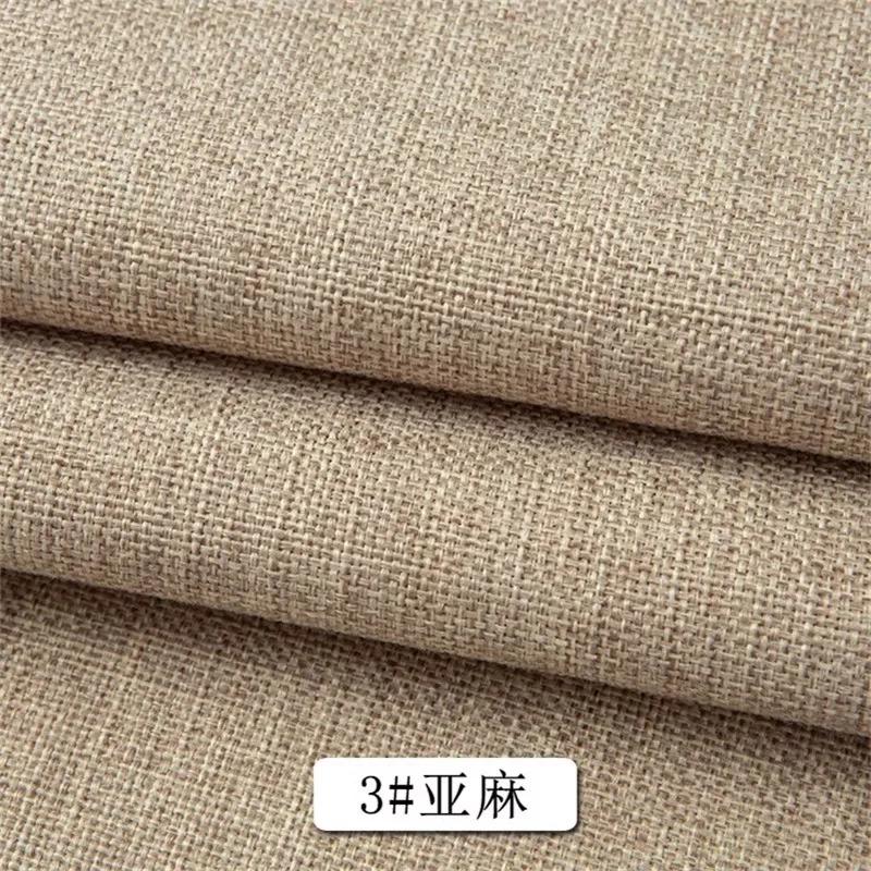 Cotton Linen Style Sofa Fabric By Meters for Upholstery Tablecloth Bag Curtain Pillowcase Diy Sewing Thick Wearable Cloth Plain