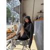 Korean Fashion Twisted Sweater Women Vintage Harajuku Style Knitted Pullover Casual Solid Color Outfit Autumn Winter