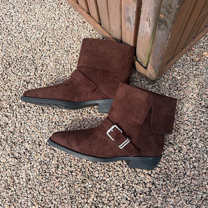 New Two-wear Martin Boots 2025 Autumn and Winter Retro Maillard Boots Women's British Style Foreign Style Short Boots Versatile Women's Boots