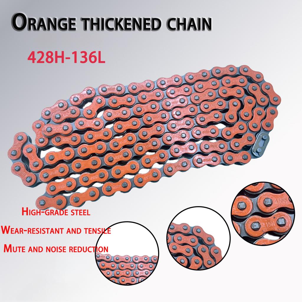Universal Motorcycles chains 415H-110-132 428H-136Motorcycle Drive Chain Link For 50 70cc 90cc 110cc 125cc 140cc 150cc Pit Dirt