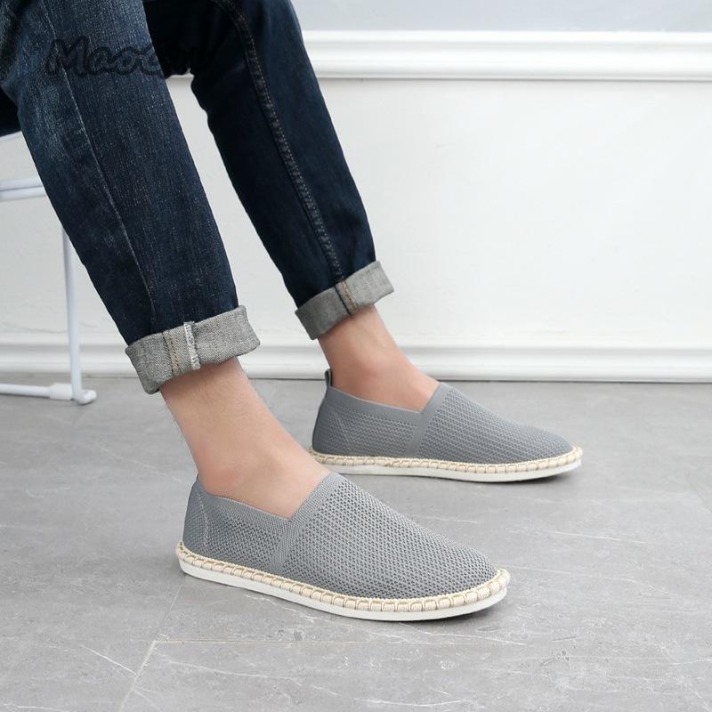 Fashion Breathable Mesh Loafers for Men Zapatos De Hombre Men's Casual Shoes Comfortable Round Toe Slip-on Flats Mocasines De Hombre