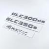 3D ABS Chrome Black Letters GLC300de GLC300e GLC350e  GLC400e 4Matic Emblem for Mercedes-Benz GLC X253 Car Trunk Logo Sticker PI1