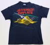 Rare T-shirt Vintage Jefferson Airplane Tournée USA 1989 Années 80 90 Groupe de Rock Noir L