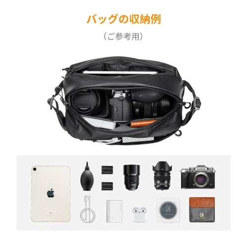 K&F Concept Camera Bag Shoulder Bag Sling Bag Large Capacity Camera Shoulder Bag Stylish Camera Case SLR Camera Bag Adjustable Dividers Water Repellen