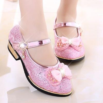 Kids Wedding Dress Shoes Children Princess Shoes Leather Shoes for Girls Casual Shoes