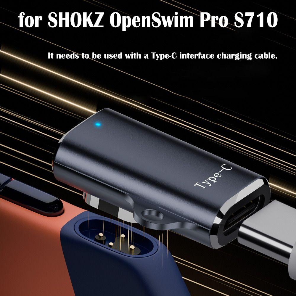 Bone Conduction Headphone Charging Adapter Magnetic Charger for Shokz OpenSwim Pro S710