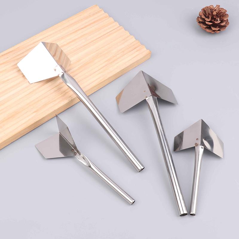 1/4Pcs Construction Tools Stainless Steel Putty Knife Drywall Scrapers Hand Tool Inside Outside Corner Scraping Puller