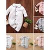 26 Baby Romper Home Wear Casual Pajamas Export Baby Clothes Newborn Pure Cotton One-Piece Crawling Suit Short Romper