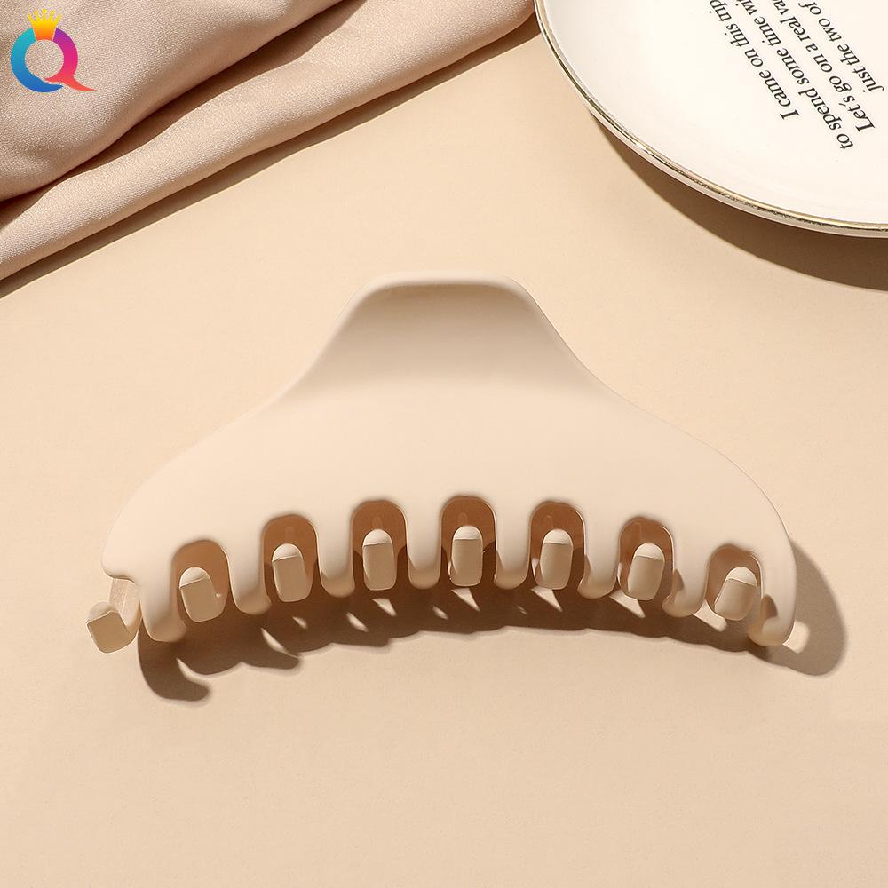 Daily Head Wear Set Women Fashion Claw Clip   Solid Coffee Black Acrylic Large Hair Claw Korea for Girl Clip Barrette Hair Accessories