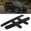 4pcs Car Threshold Decoration Trim Fit for JK 4 Door 2018+ Black