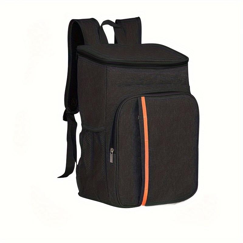 1шт Двойная сумка-холодильник с изоляцией через плечо портативная сумка-холодильник для кемпинга на открытом воздухе герметичная сумка-холодильник изолированный водонепроницаемый рюкзак пляжный рюкзак-холодильник чёрный 1833₽