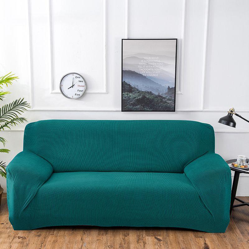 Luxurious Stretch Home Chair Sofa Cover In Solid Color For All Season Comfort