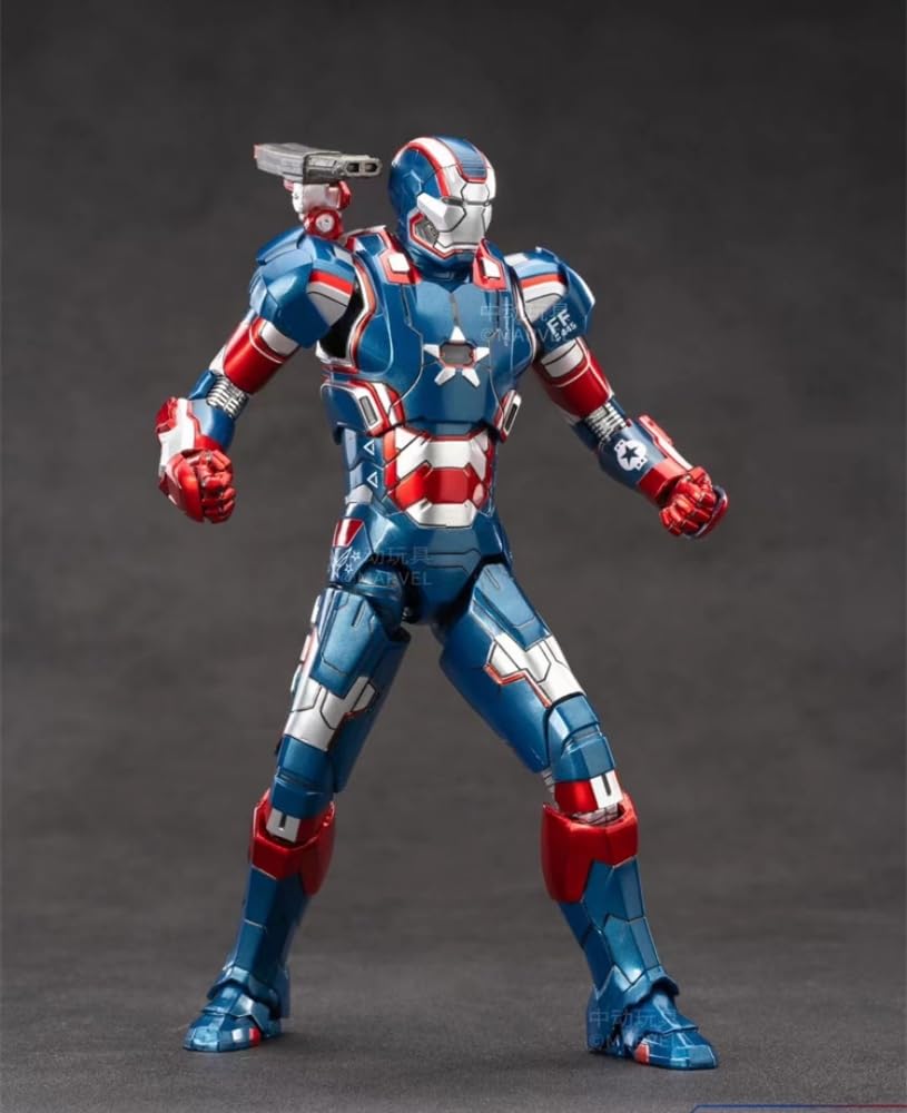 ZD TOYS Iron Man 3 Iron Patriot 1/10 Scale ABS & PVC Painted Movable Figure