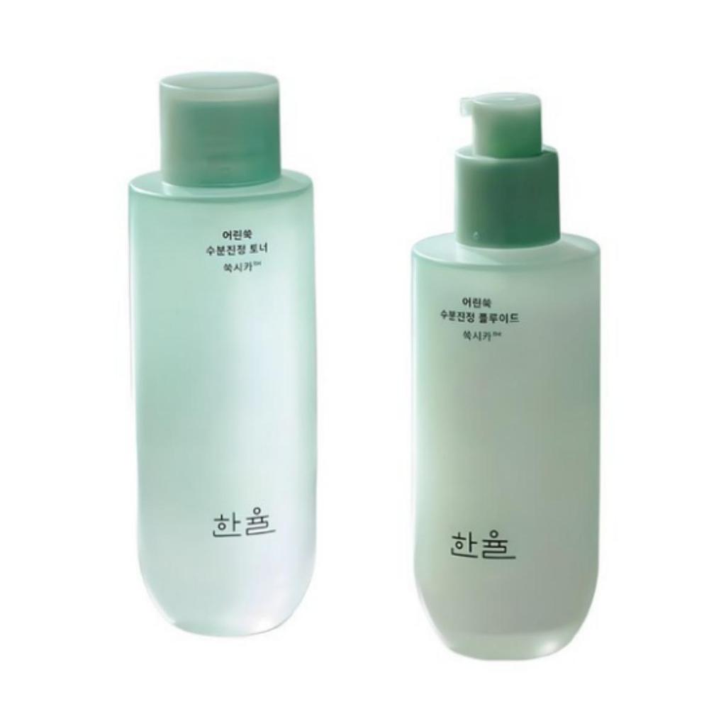 Hanyul Pure Artemisia (Young Mugwort) Soothing Hydration Skin 150 ml + Emulsion 125 ml — 2‑Piece Set