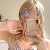 Star Snap Hair Clip Y2K Non-slip Colorful Hair Barrettes Metal Sponge Star Shaped Hairpins Cute Hair Clip for Teen