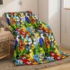 1PC Throw Contemporary Style Digital Printed Jungle Lion Flannel Blanket for Couch Bed Sofa Comfy Warm Blankets Gifts All Season
