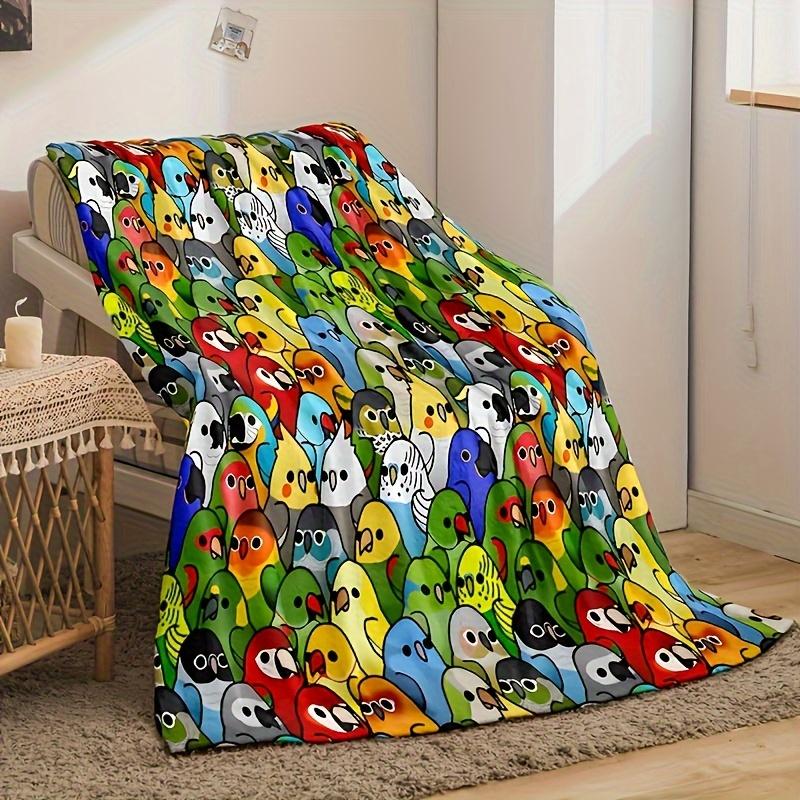 1PC Throw Contemporary Style Digital Printed Jungle Lion Flannel Blanket for Couch Bed Sofa Comfy Warm Blankets Gifts All Season