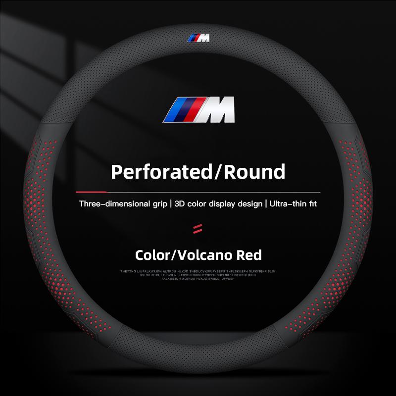 Car Steering Wheel Cover Ultra-thin Breathable Car Accessories For BMW E92 E53 E61 E62 E93 GT G30 G20 G05 G11 E48 Series i3 G07 XN9