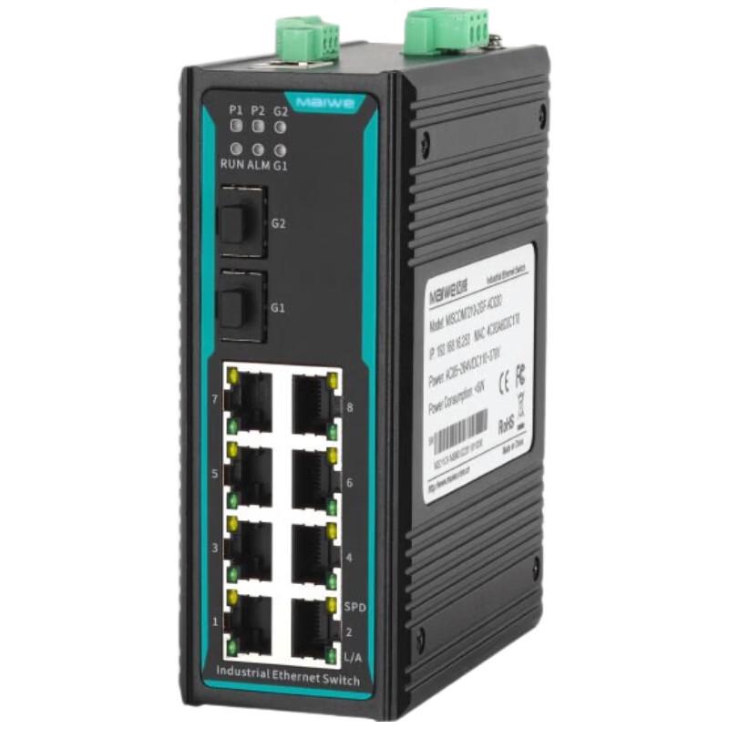 

Maiwei 10-Port Gigabit Industrial Ethernet Switch