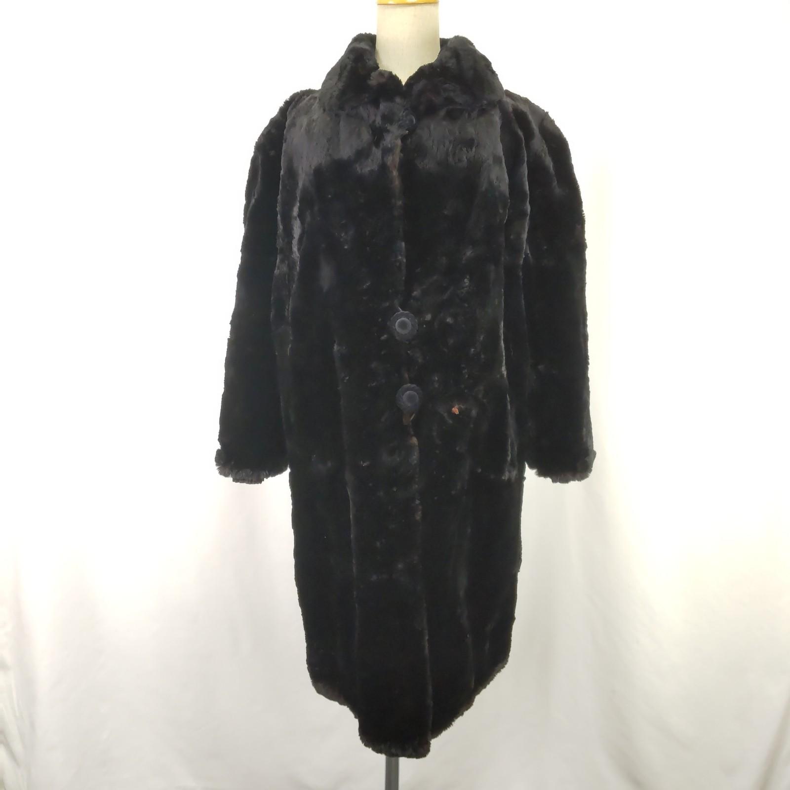 

Hudson’s Bay Company Pahmi Black Mink Fur Coat Women’s ML