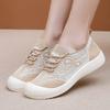 Fashion Slip on Flats Platform Women Casual Shoes Ladies Anti-slip Walking Woven Shoes Women's New Summer Shoes Mesh Breathable Sneakers