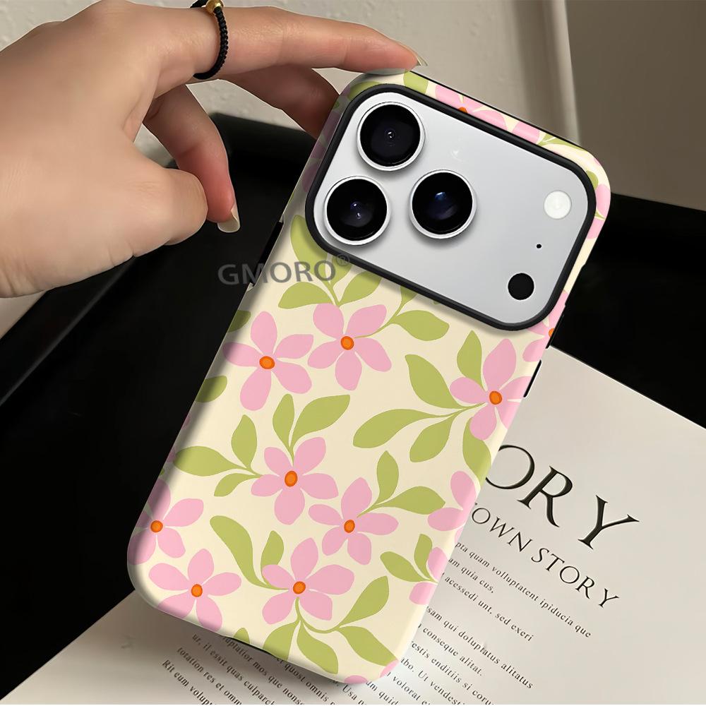 Amazon hot-selling beautiful iphone15pro matte mobile phone case Apple 16/17 film two-in-one protective case
