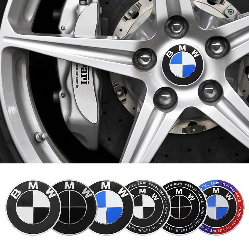 4Pcs 56mm 68mm Car Hub Cap Wheel Center Cap Emblem Badge Accessories For BMW G08 F15 F16 G20 E34 F94 F95 G30 G11 E46 F30 F40 F10