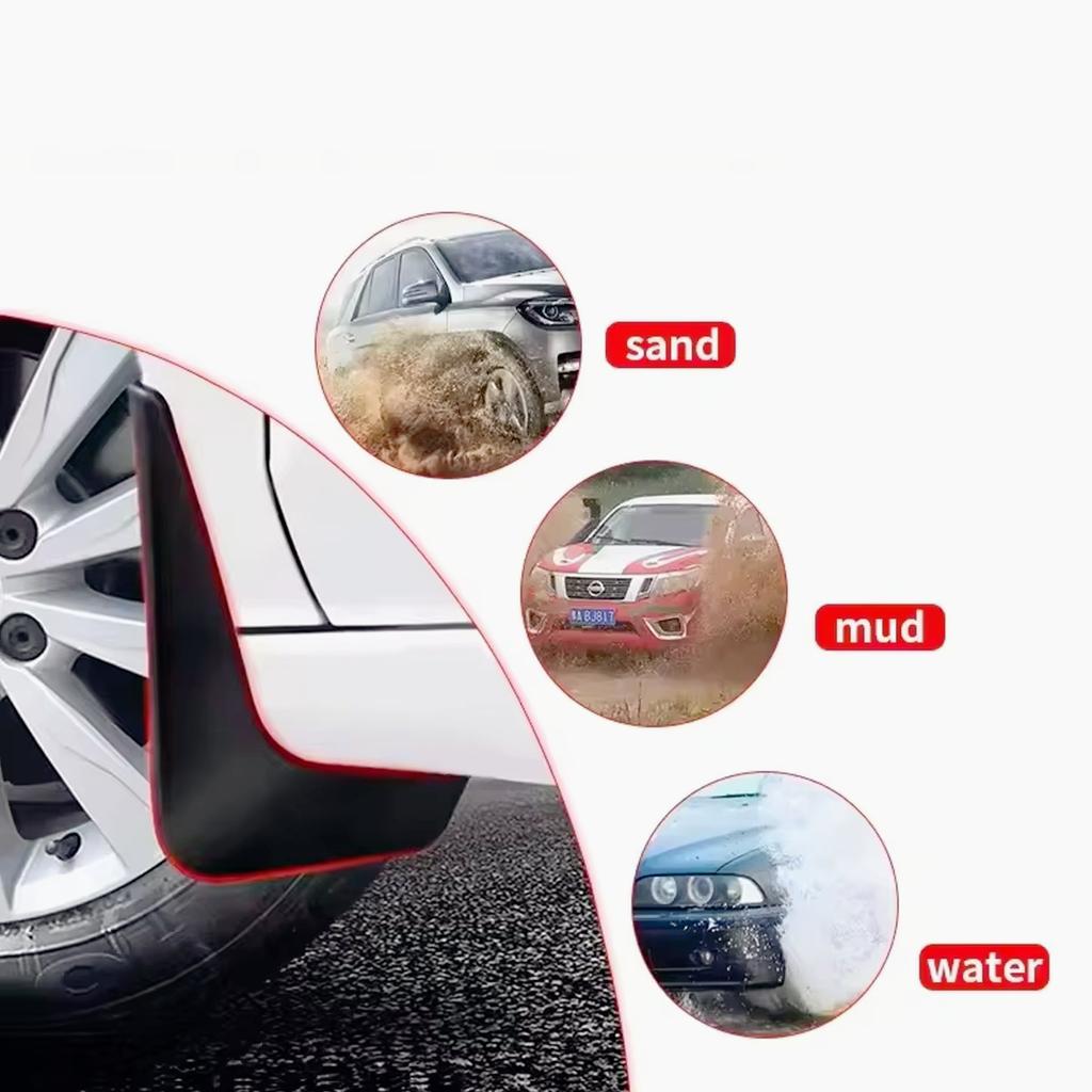 4 STÜCK Blau Electric Evolution I-SPACE DFSK E5 2023-2024 Autoteile Schmutzfänger Spritzschutz Kotflügelschutz Schmutzfänger für Sailis Außenteile Schutz