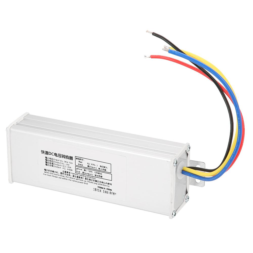 36‑72V To 12V 20A 240W  Converter Adapter Voltage Transformer