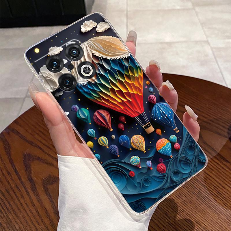 Jelly Case For OnePlus 10 Pro 10T ACE Pro Clear Silicone Soft TPU Back Cover One Plus 10PRO ACEPro Cute Rabbit Cat Phone Case