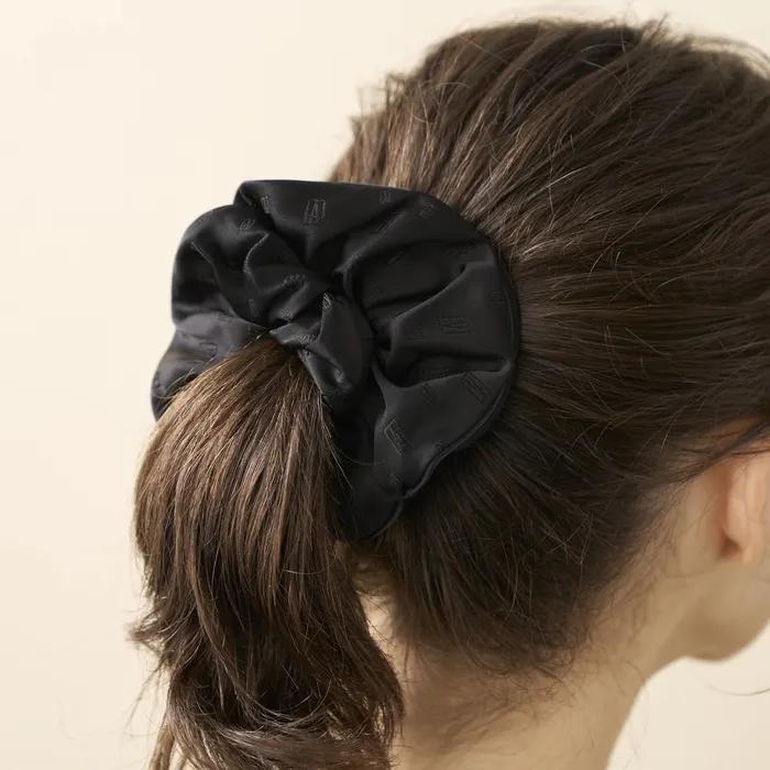 [Alexandre de Paris] Alexandra Scrunchie Black