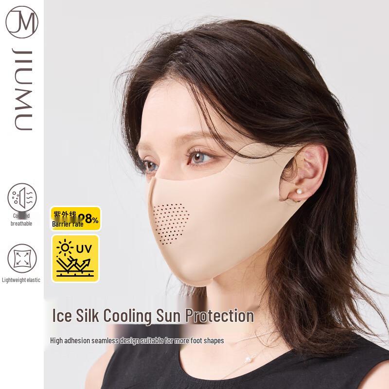 JIUMU Ice Silk Full-Face Sun Protection Mask L
