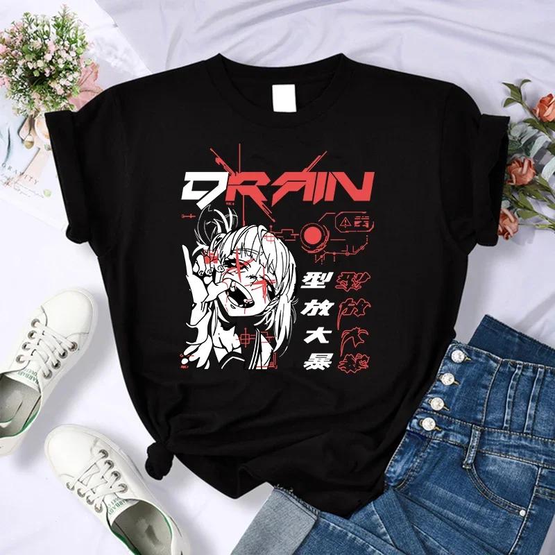 Japanese Anime My Hero Academia T Shirt Women Boku No Hero Academia Manga T-shirt Bakugou Himiko Toga Graphic Tees Tshirt
