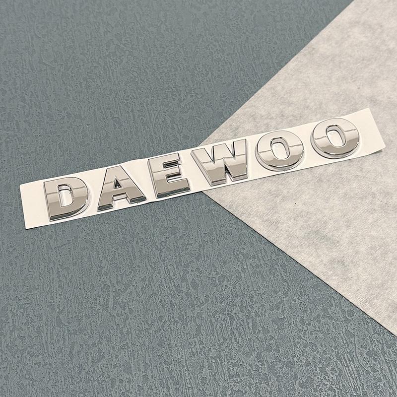 

ABS DAEWOO Наклейки с буквами Для Daewoo Matiz Lanos T150 Kalos Lacetti Автомобильный Задний Или Передний Значок Эмблема Стайлинг Автоаксессуар
