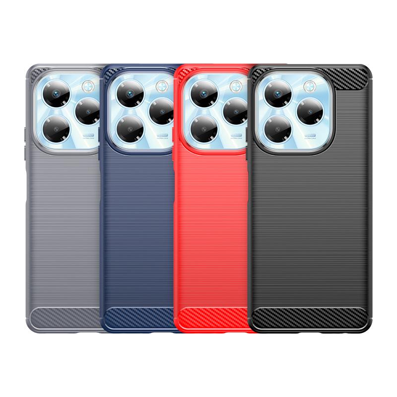 For Cover Infinix Note 40X 5G Case Infinix Note 40X 5G Capas Coque Shockproof Soft TPU Carbon Fiber Fundas Infinix Note 40X 5G