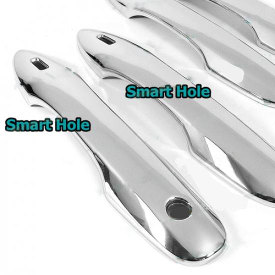 4 Smart Chrome Set Cover Trim For -2024 Toyota Venza SUV Side Door Handle