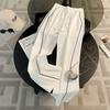 Women's Trendy Autumn Street Style Tracksuit: Zipper Hoodie & Wide-Leg Pants Two-Piece Set