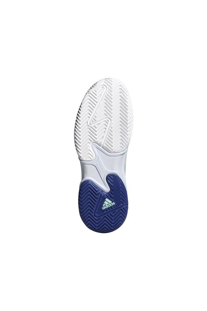 Tennis Shoes Barricade 13 Tennis LZR24 Footwear Aqua Cm [Adidas] White/Lucid Blue/Semi-Flash (IF9129) 25.5