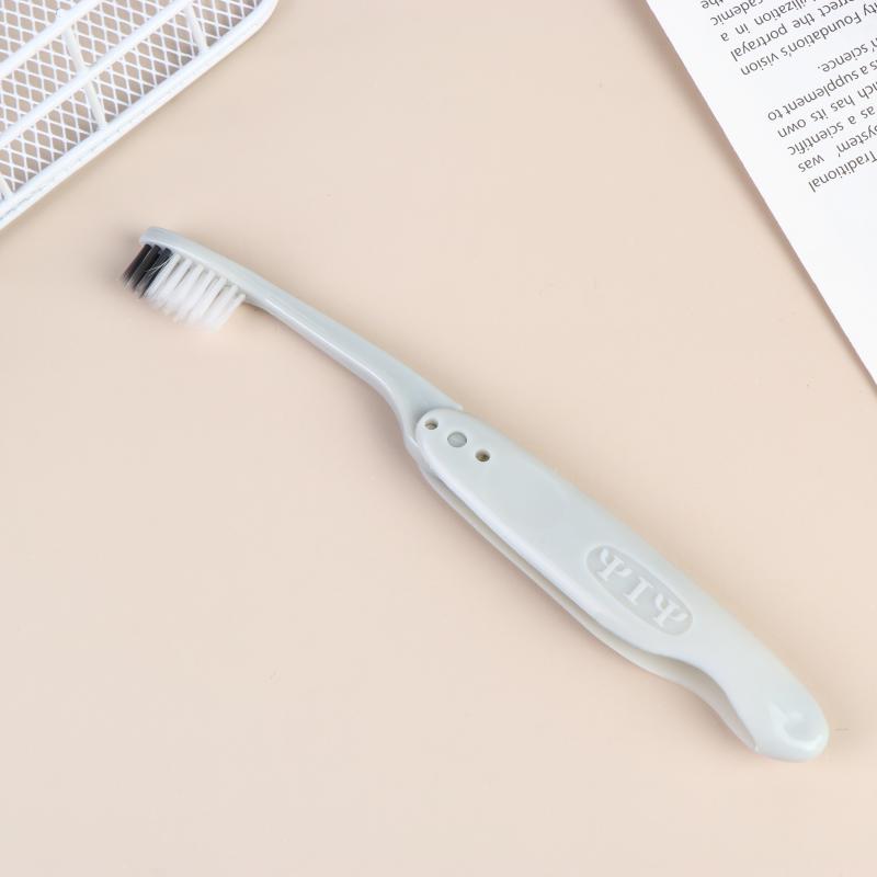 Travel Folding Toothbrush Portable Toothbrush Built In Cover Multi Color Size Collapsible Brush For Trip Daily Use Women Men