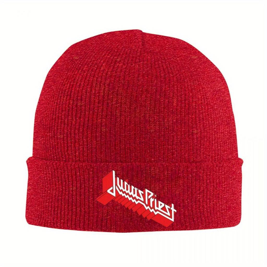 Judas Priest Band Knit Hat Beanies Winter Hat Warm Acrylic Hip-hop Caps for Men Women Gifts