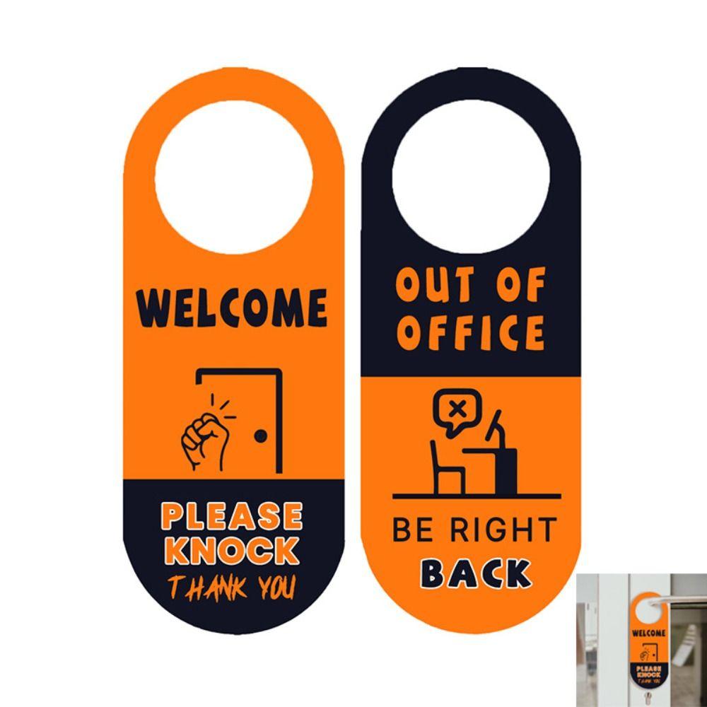 

Double Sided Hotel Bulletin Board Please Knock Door Hanger New Design Door Sign Hotel