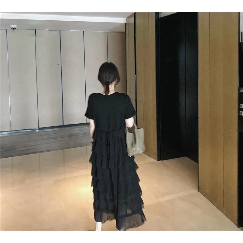 Rochii tricou mărime plus Rochii de bumbac pentru femei Rochii largi de plajă casual pentru femei Rochii cu gât O cu culoare uni Mulate Moi Rochii cu culoare uni