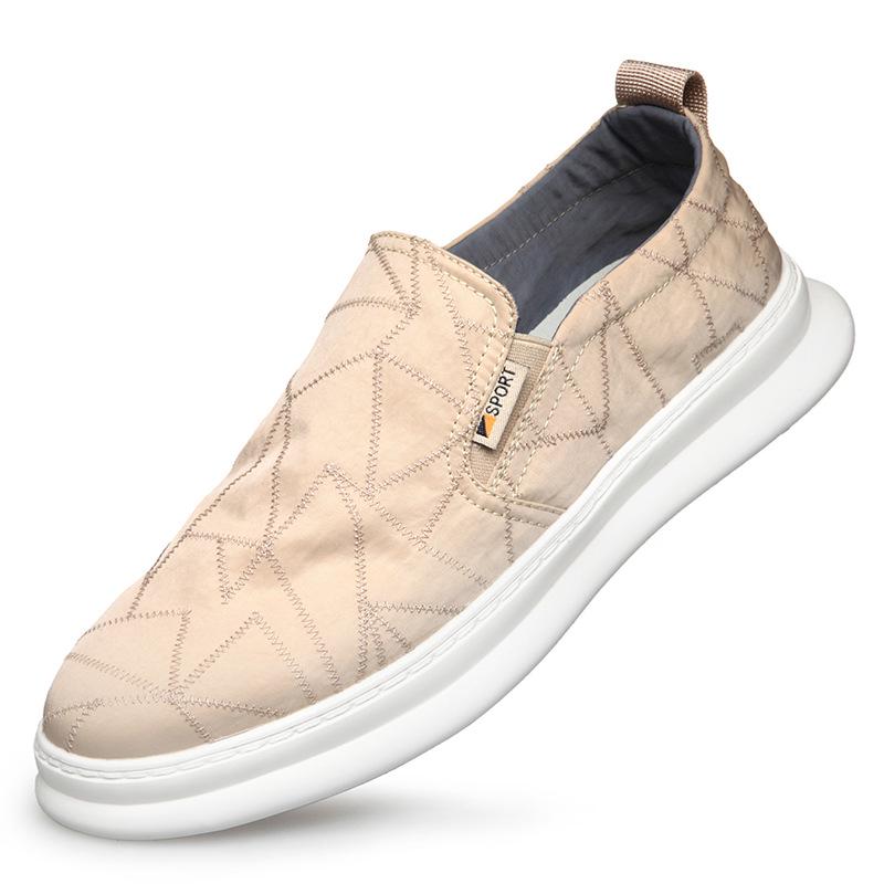 Men s Trendy Casual Slip-On Mesh Loafers - Fashionable, Comfortable, Lightweight, Soft Sole Shoes Size 39 жёлтый