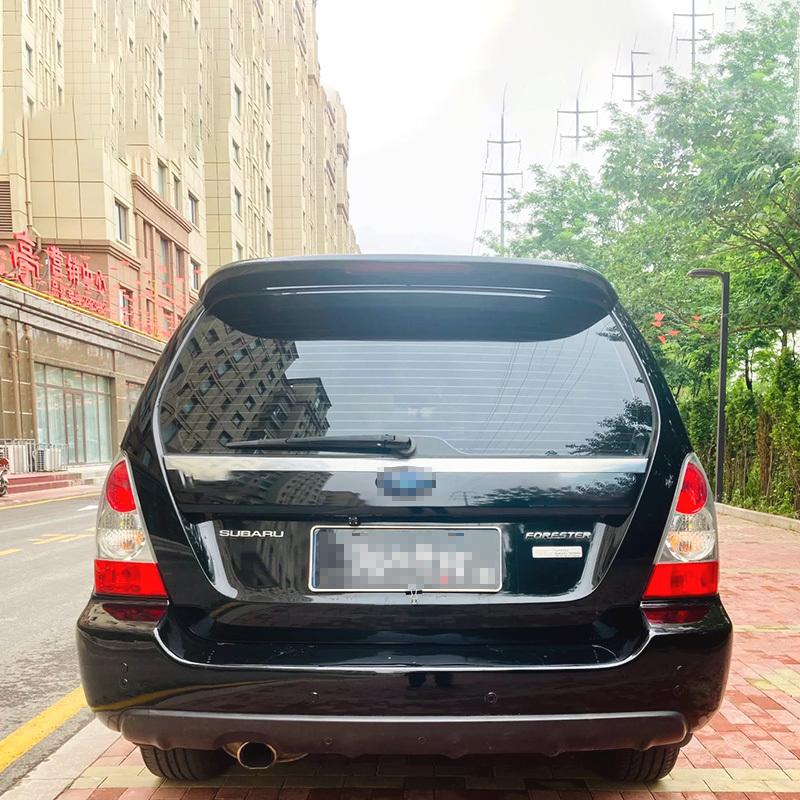 For 2004-2007 Subaru Forester Rear Roof Lip Spoiler Tail Wings ABS Material Black Carbon Car Tuning Styling Body Kit Accessories